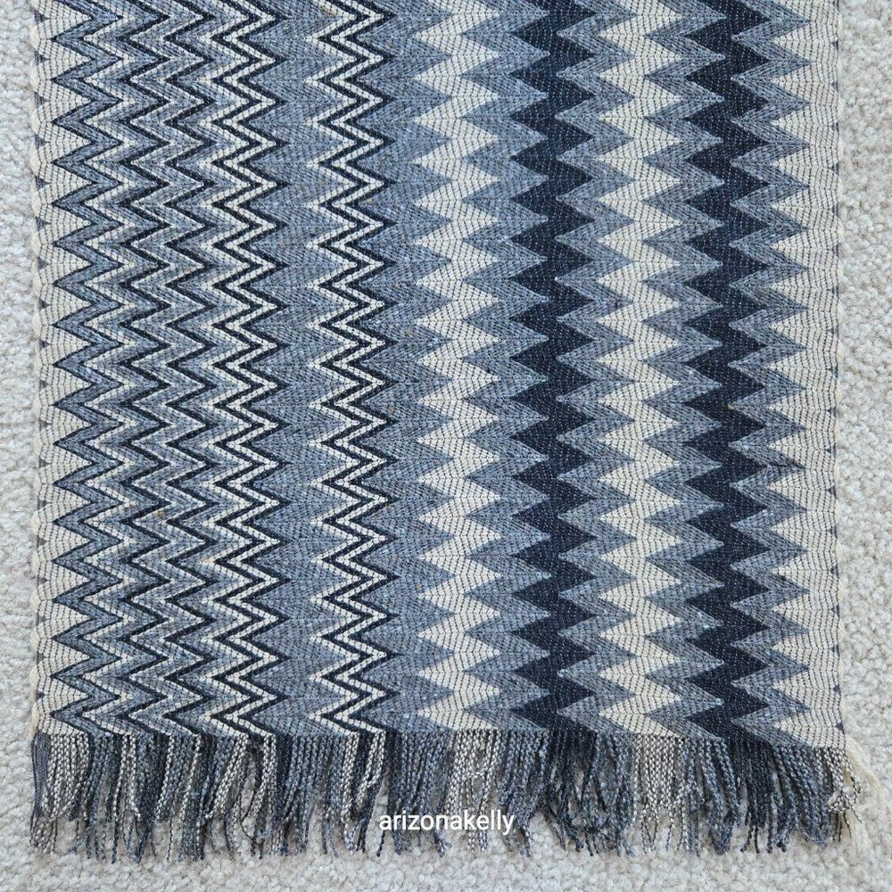 Missoni WOOL grey zig zag scarf - Picture 8 of 15